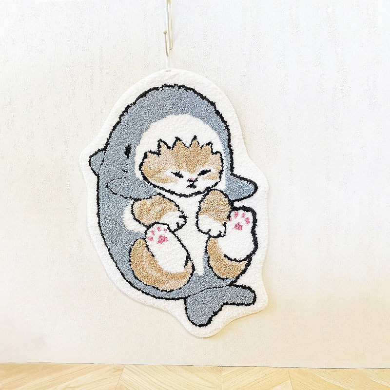 mofusand Soft multi -mat (shark Nyan)