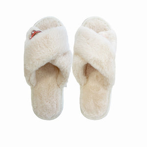 mofusand Hyoko和Cross Band Slipper（象牙）