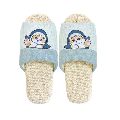 mofusand ちょこんとソフトスリッパ(ブルー)