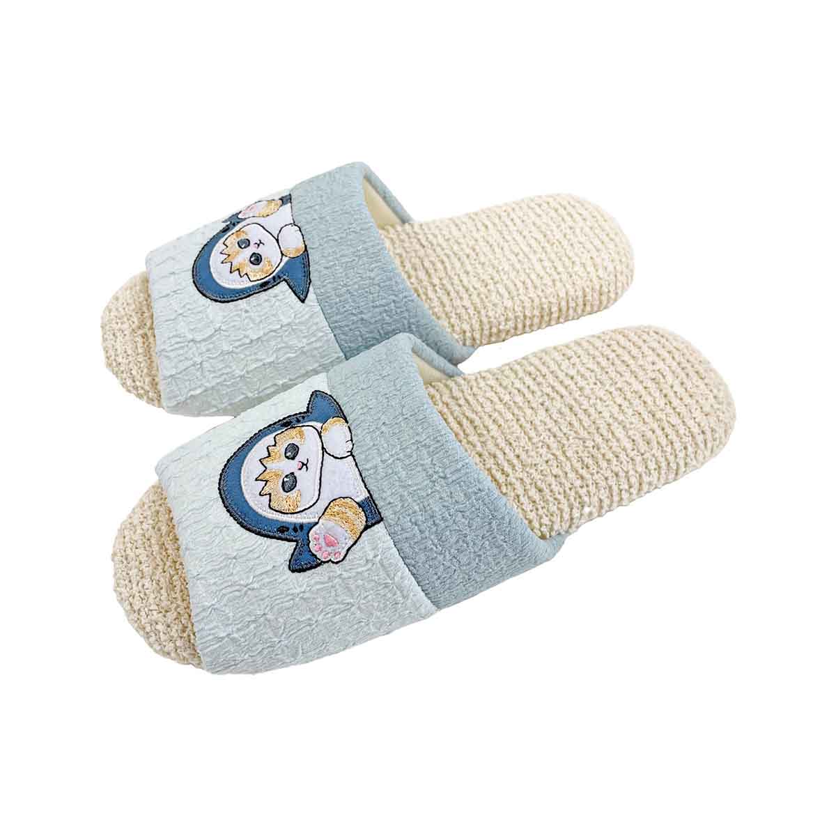 mofusand ちょこんとソフトスリッパ(ブルー)