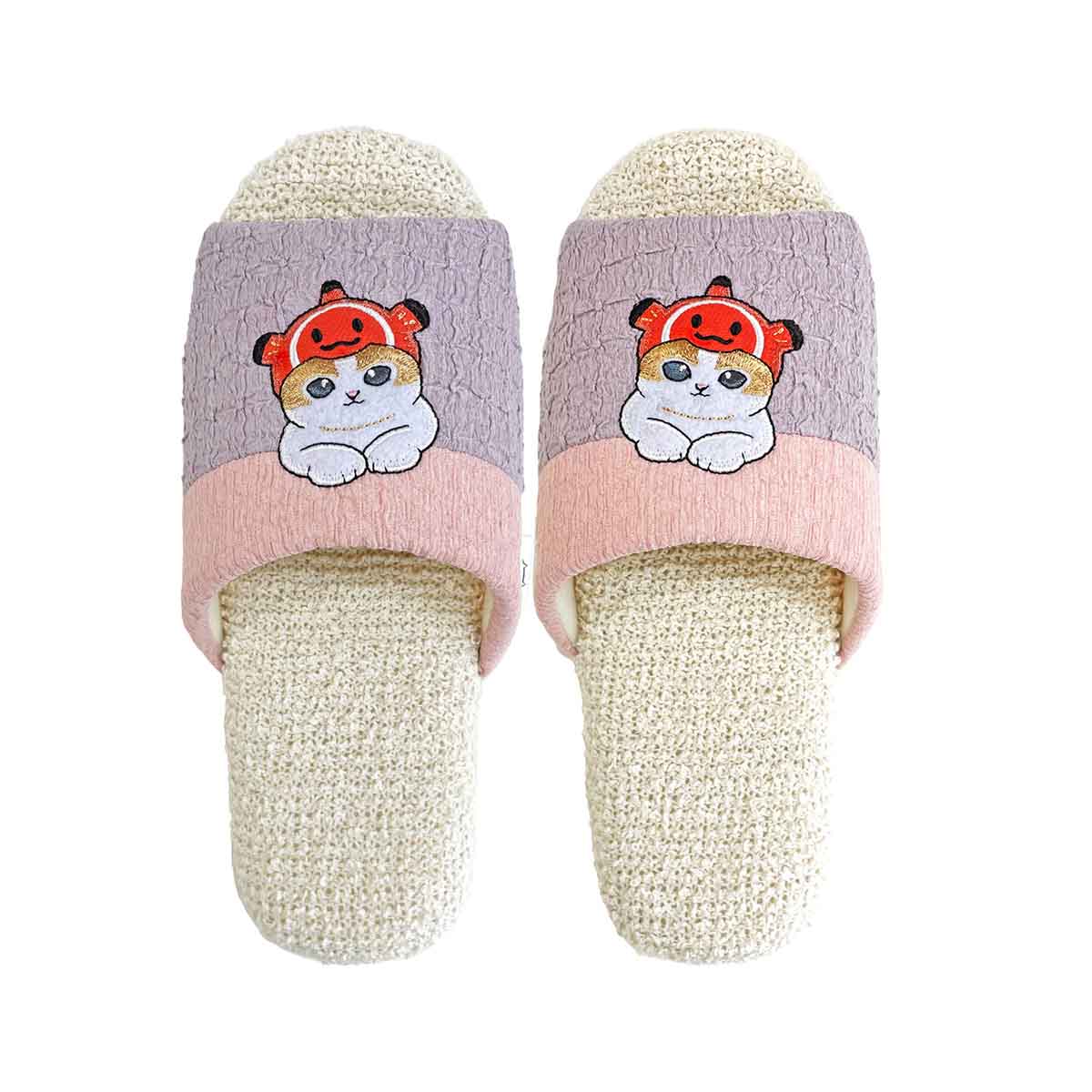 mofusand ちょこんとソフトスリッパ(ピンク)
