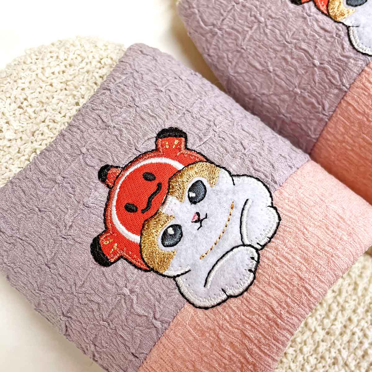 mofusand ちょこんとソフトスリッパ(ピンク)