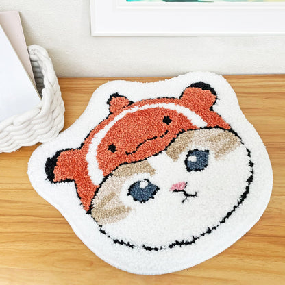 mofusand Fluffy Mini Mat (Orange)