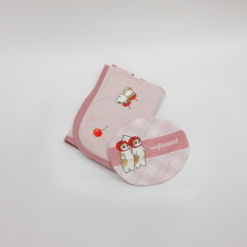 mofusand 파우치 담요 (체리)