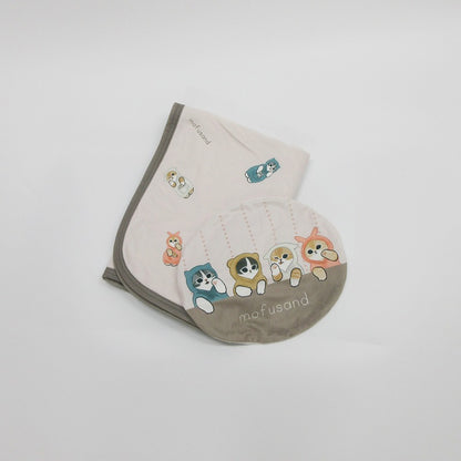 mofusand ポーチ付きブランケット(ゆるにゃん)