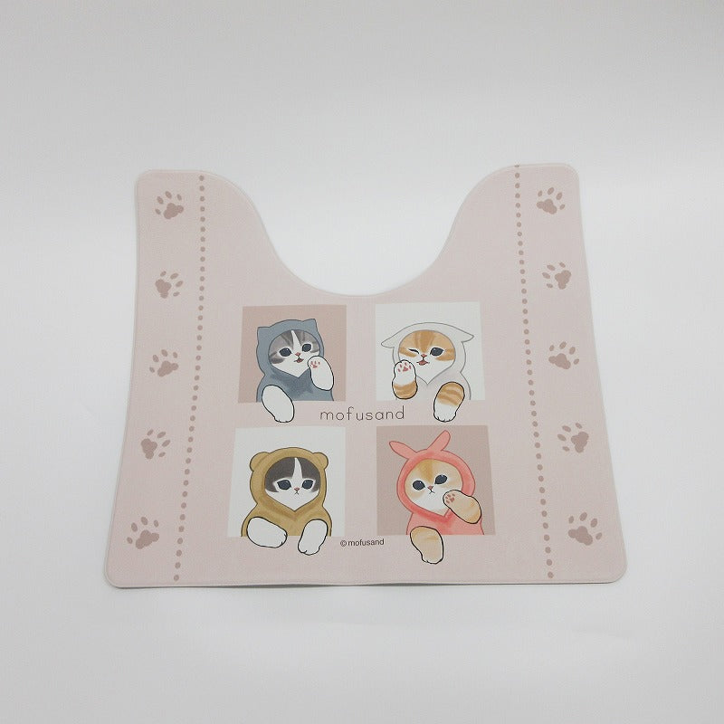 【同梱不可】mofusand PVCトイレマット(ゆるにゃん)【他の商品と同時購入不可】