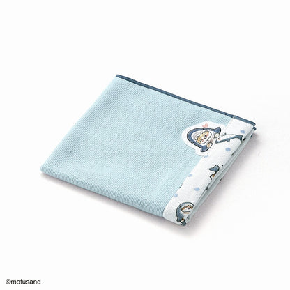 mofusand 洗毛巾（纱布）鲨鱼猫 蓝色的）