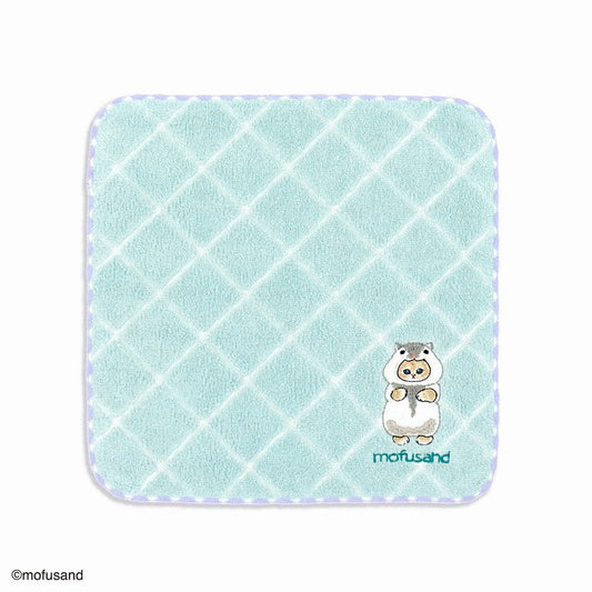 mofusand Towel handkerchief (sparkl cross green)