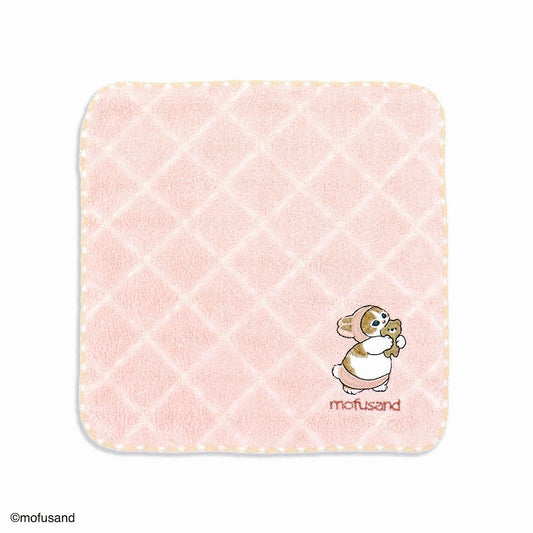 mofusand Towel handkerchief (sparkl cross pink)