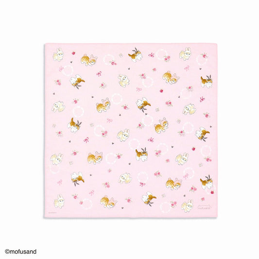 mofusand Handkerchief (rabbit pink)