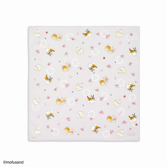 mofusand Handkerchief (rabbit purple)