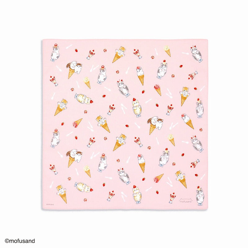 mofusand 手帕（Nyanko糖果粉紅色）