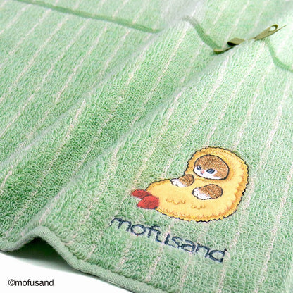mofusand Towel handkerchief (sashimi green)