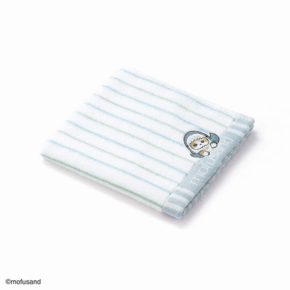 mofusand Wash towel (stripe blue)