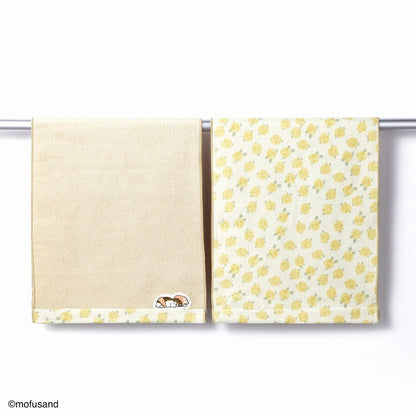 mofusand Face towel (rose beige)