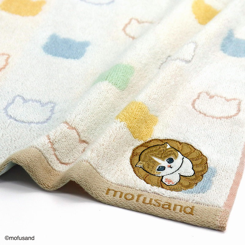 mofusand Towel handkerchief (Donuts Nyan Beige)