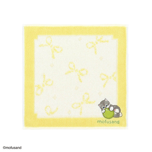 mofusand Towel Handkerchief (Fruit Meow Yellow)