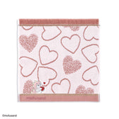 mofusand Towel Handkerchief (Dinosaur Meow Pink)