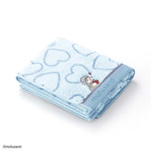 mofusand Face Towel (Dinosaur Meow Blue)
