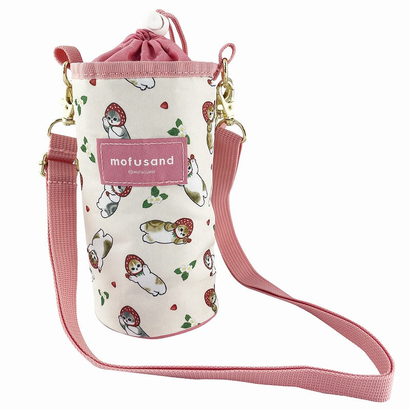 mofusand PET bottle holder (strawberry)