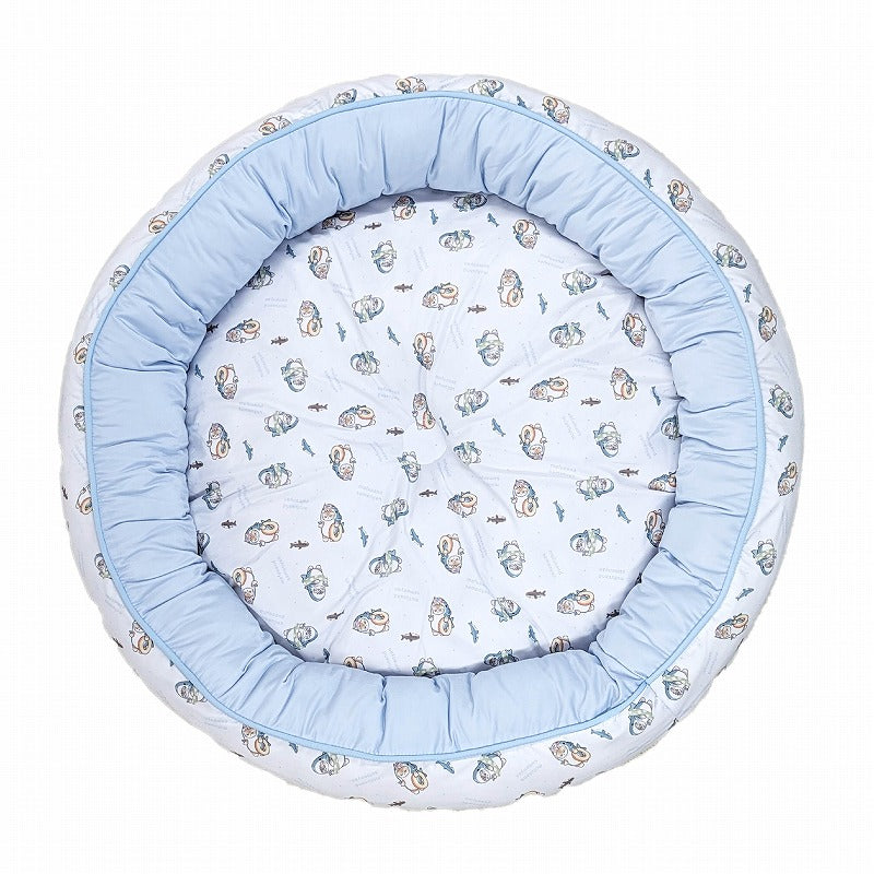 mofusand Round type cool pet bed (shark Nyan)