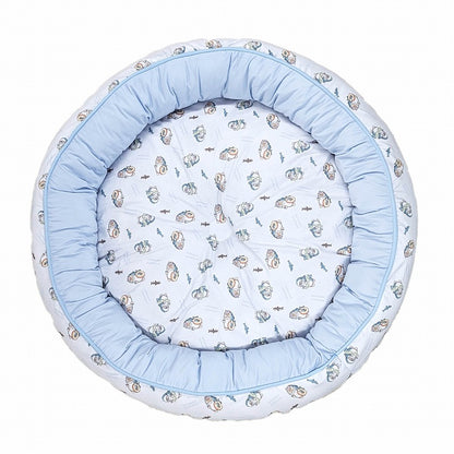 mofusand Round type cool pet bed (shark Nyan)