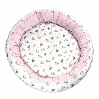 mofusand Round -type cool pet bed (ice cream)