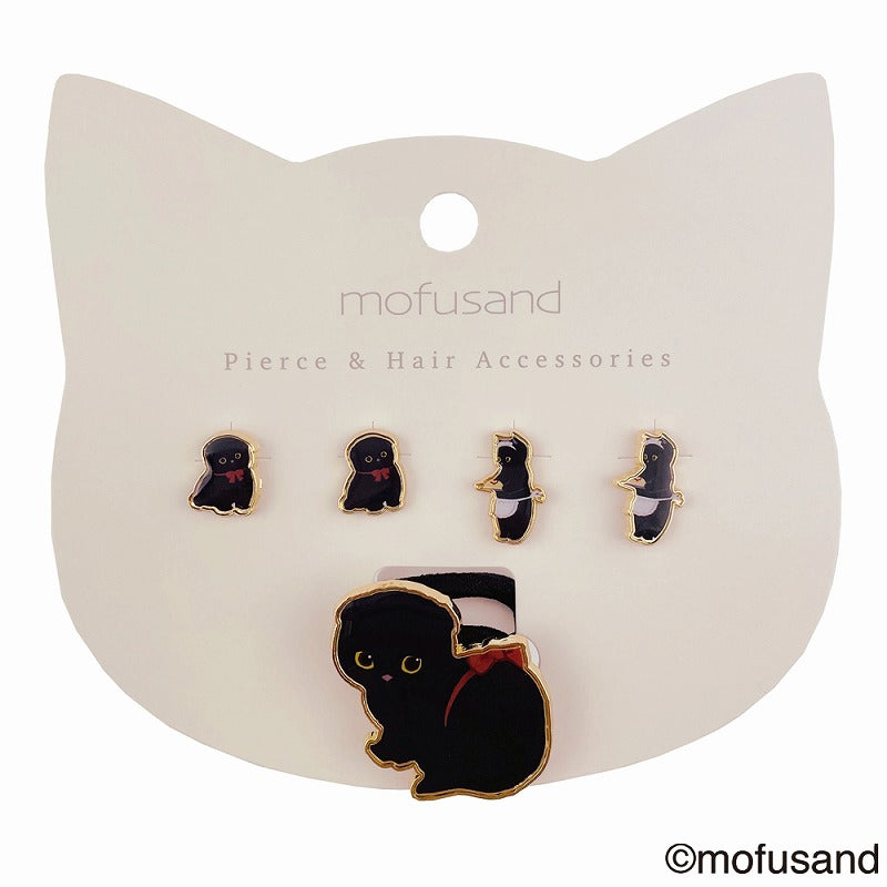 mofusand ピアス＆ヘアゴム D