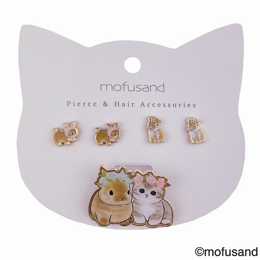 mofusand ピアス＆ヘアゴム F