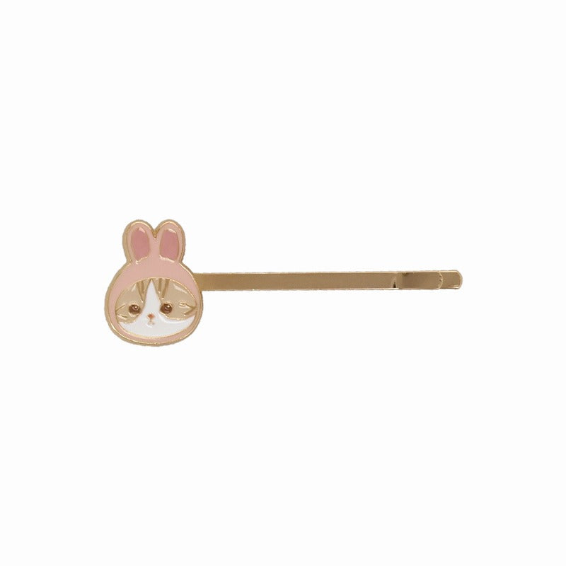 mofusand Hairpin & hair elastic (pink)