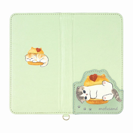 mofusand ダイカットマルチフリップカバー M＋(スイーツにゃん)