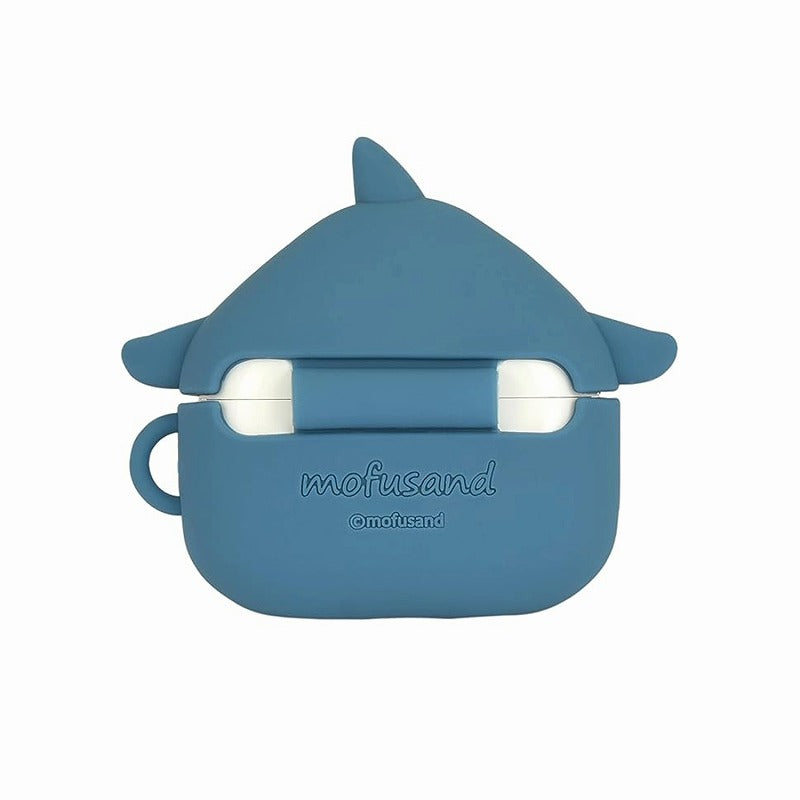 mofusand AirPods Pro（第二代）/AirPods Pro兼容硅胶案例（鲨鱼猫)