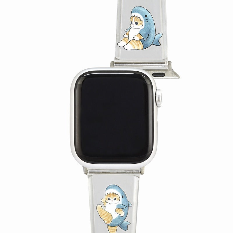 mofusand Apple Watch 41/40/38mm 対応ソフトバンド(クリア)