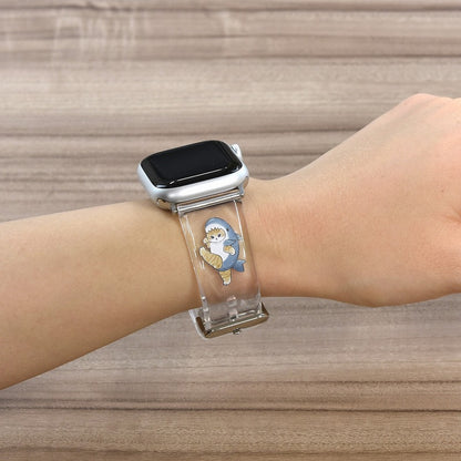 mofusand Apple Watch 41/40/38mm compatible soft band (clear)
