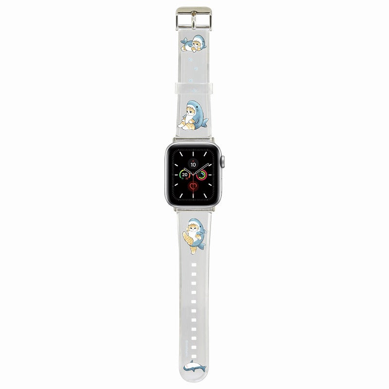 mofusand Apple Watch 41/40/38mm compatible soft band (clear)