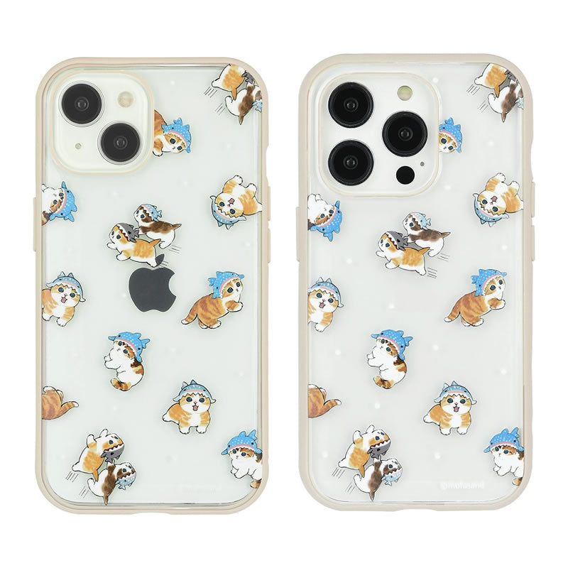 mofusand IIIIfit Clear iPhone対応ケース(ジンベイザメにゃん)