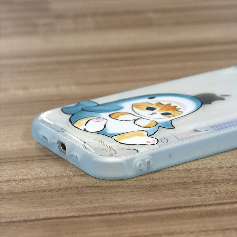 mofusand iiiifit清除iPhone兼容案例（鯊魚貓)