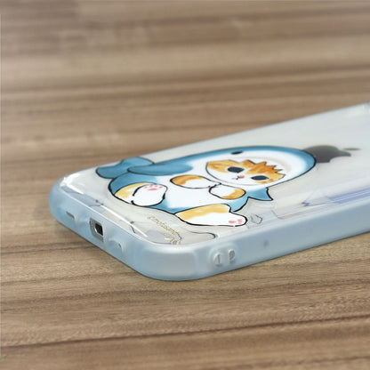 mofusand iiiifit清除iPhone兼容案例（鯊魚貓)