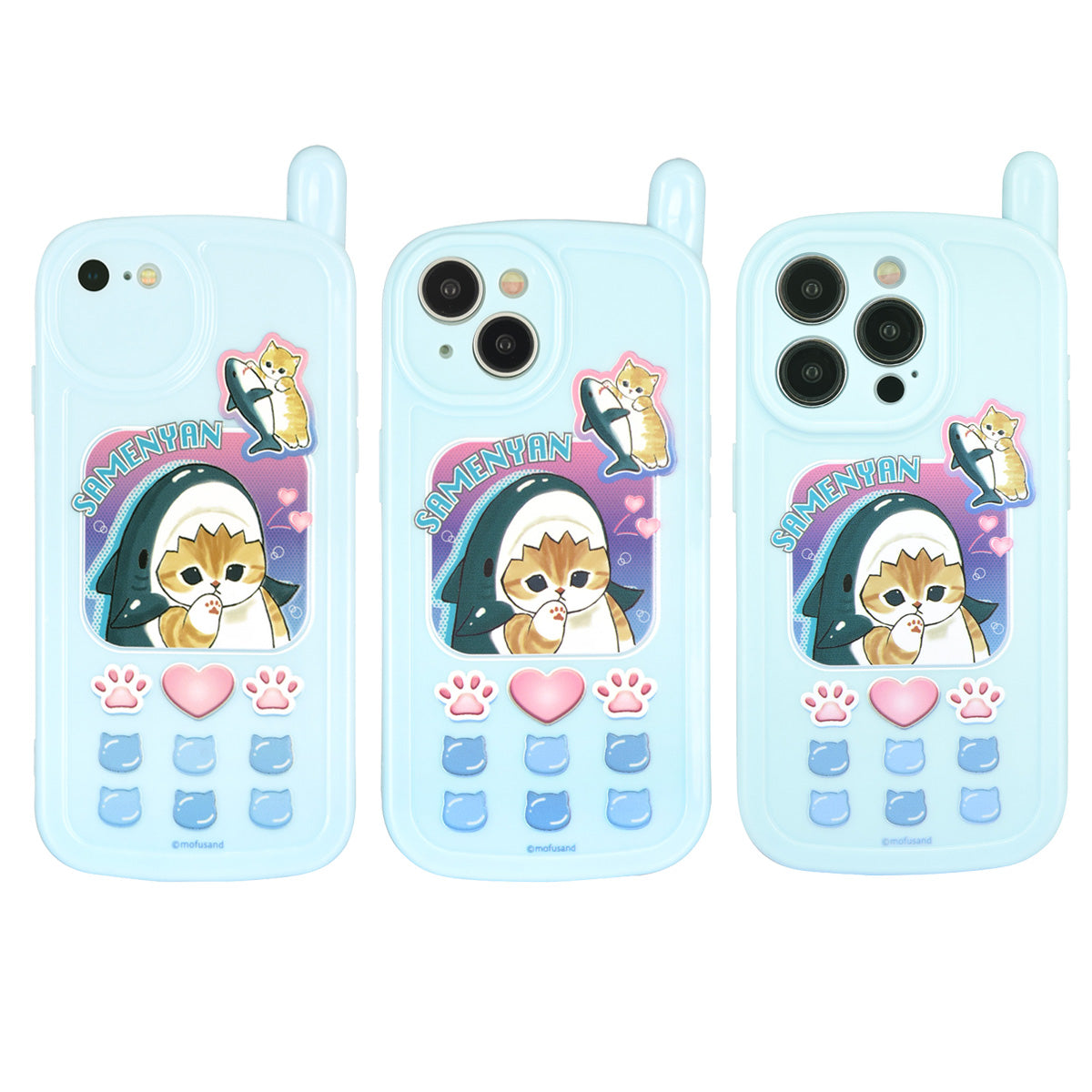 mofusand iPhone対応レトロガラケー風ケース(サメにゃん) | mofusand