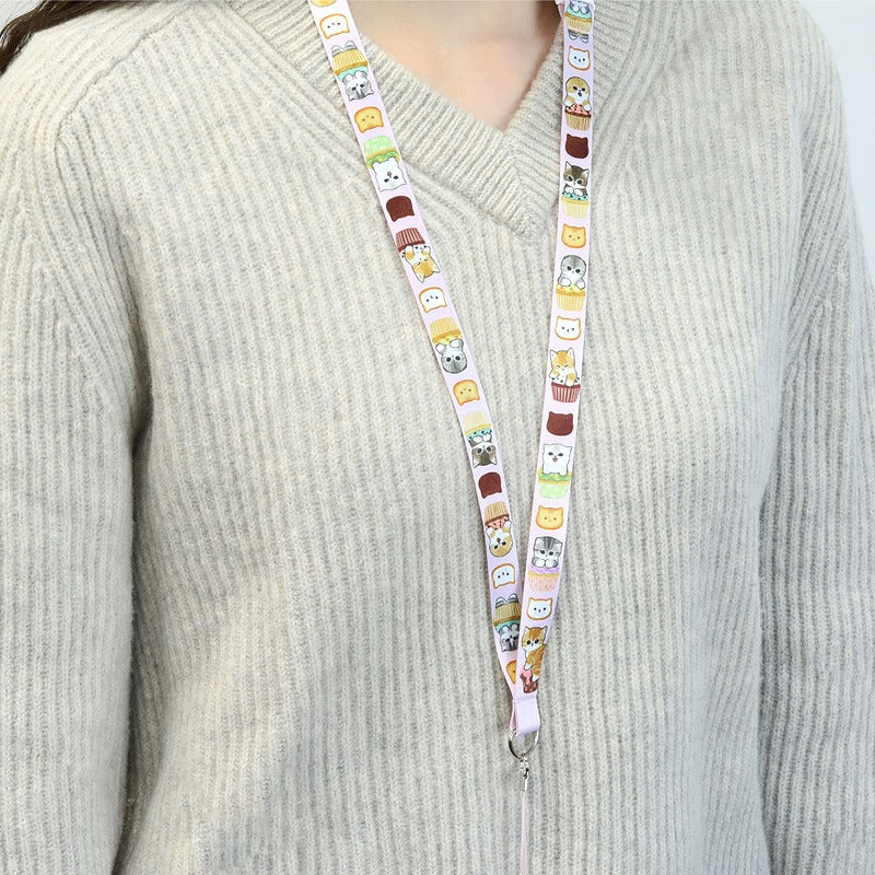 mofusand ネックストラップ(ピンク)