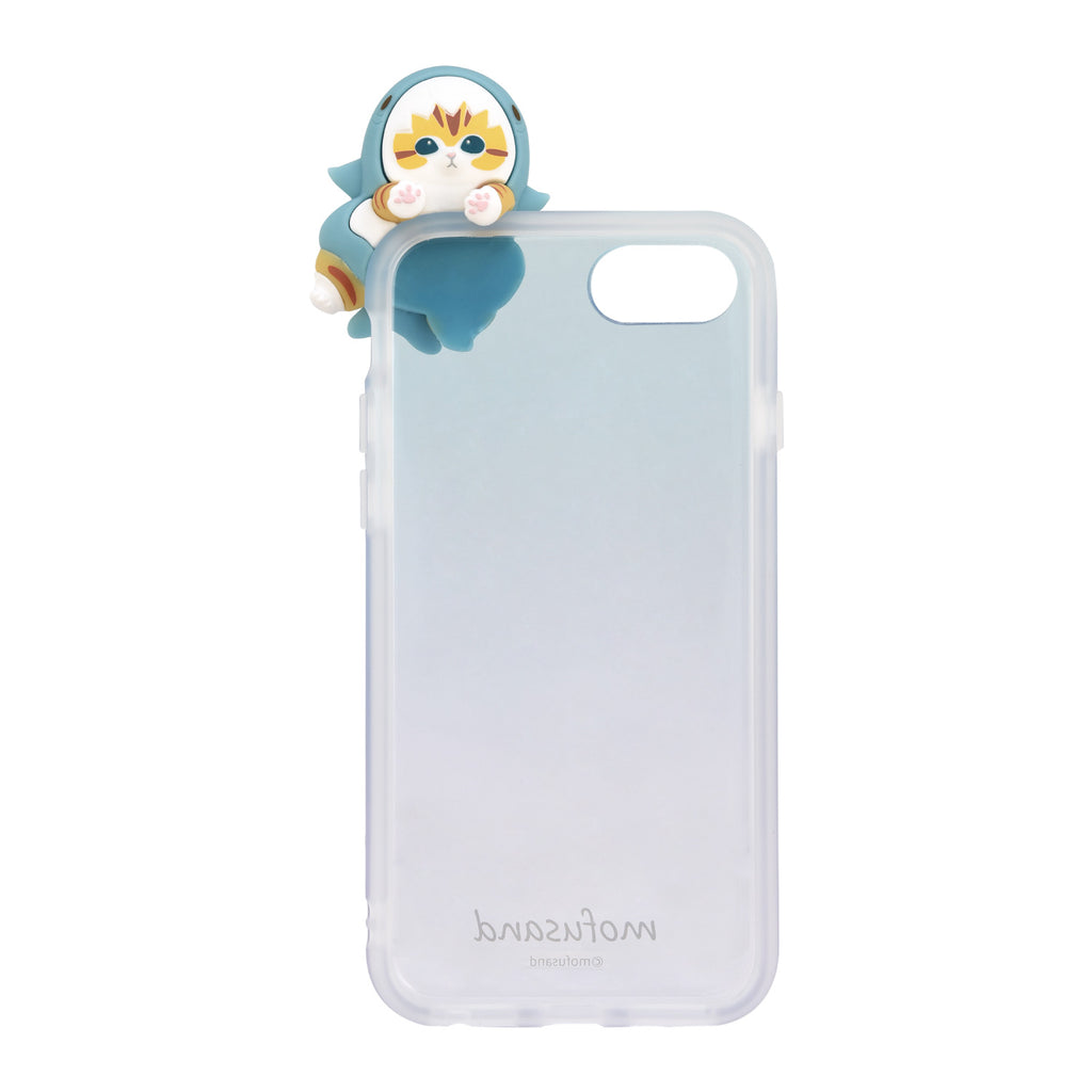 mofusand Frame IIIIFIT Clear iPhone SE (3rd/2nd generation)/8/7/6S/6 Compatible cases (Shark Meow)