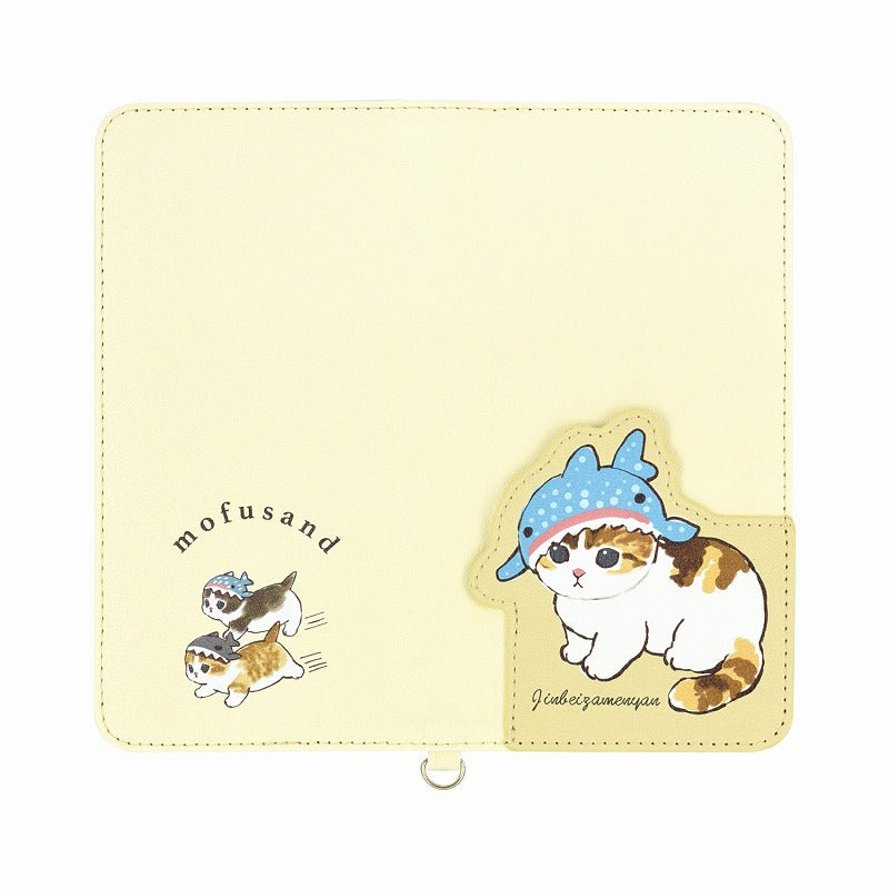 mofusand Die -cut multi -flip cover L (whale shark Nyan)