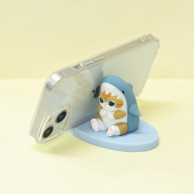 mofusand Mascot Mobile stand (Shark Meow)