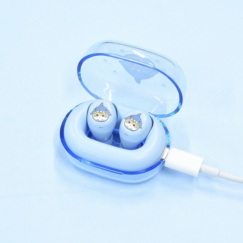 mofusand Completely wireless stereo earphone (Shark Meow)