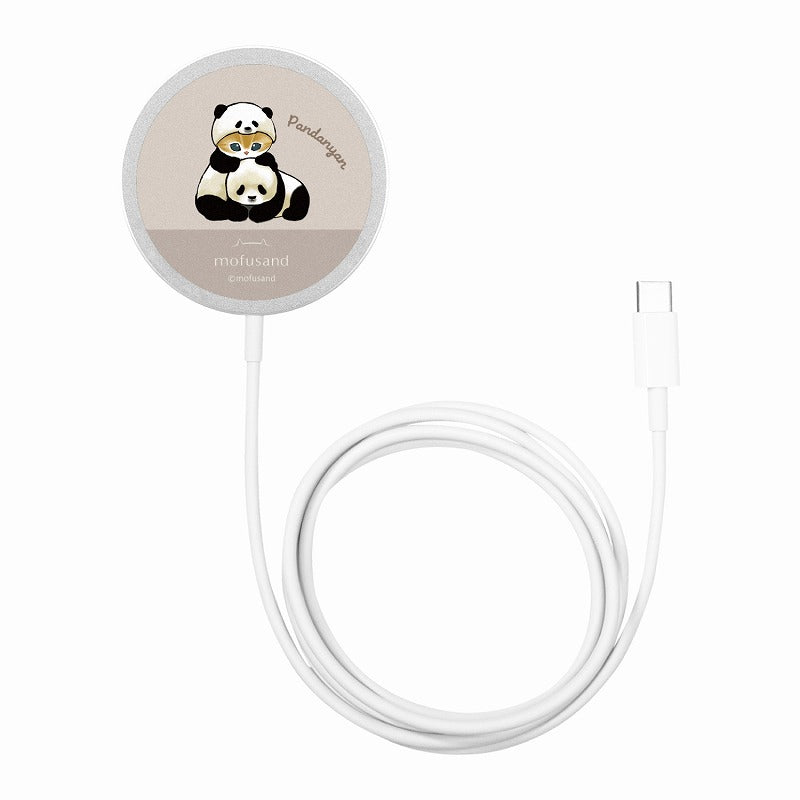 mofusand Magsafe 호환 무선 충전기 (Panda Nyan)