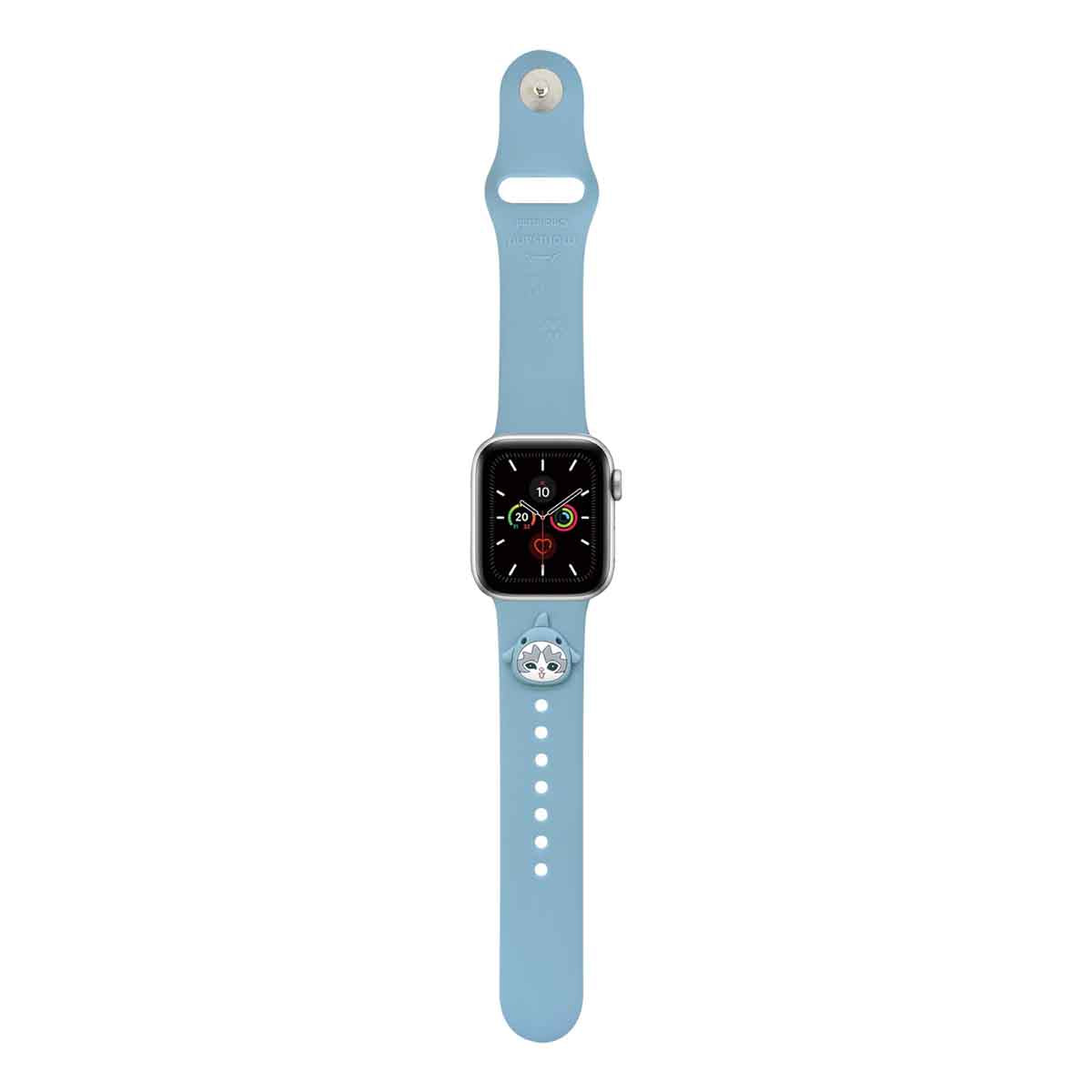 mofusand Apple Watch 42/41/40/38mm Silicone Band (Shark Meow)