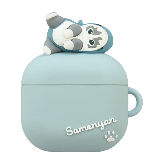 mofusand AirPods 4 Silicone Case (Shark Meow)