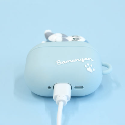 mofusand AirPods 4 Silicone Case (Shark Meow)