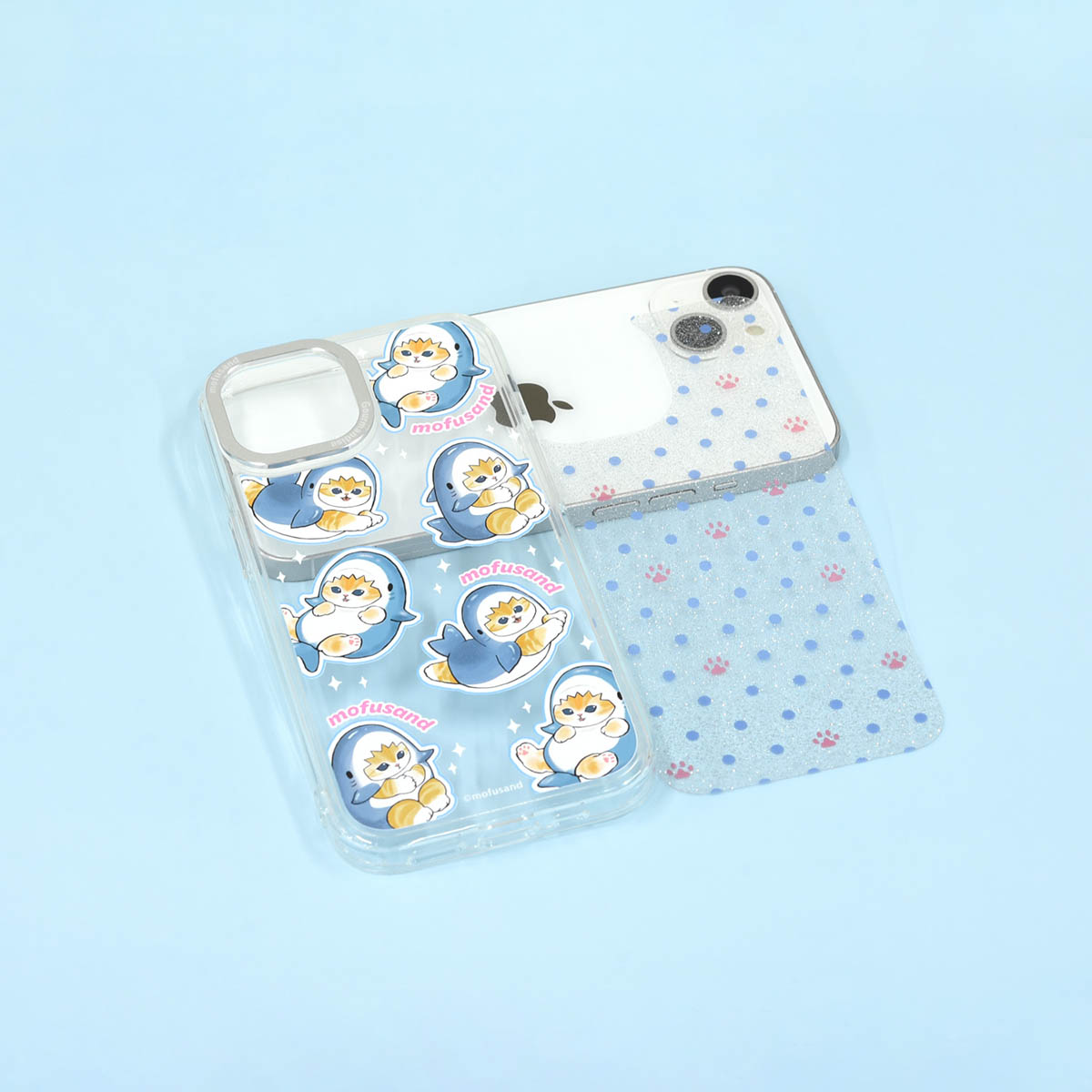 mofusand Camera Frame iPhone対応ケース(サメにゃん