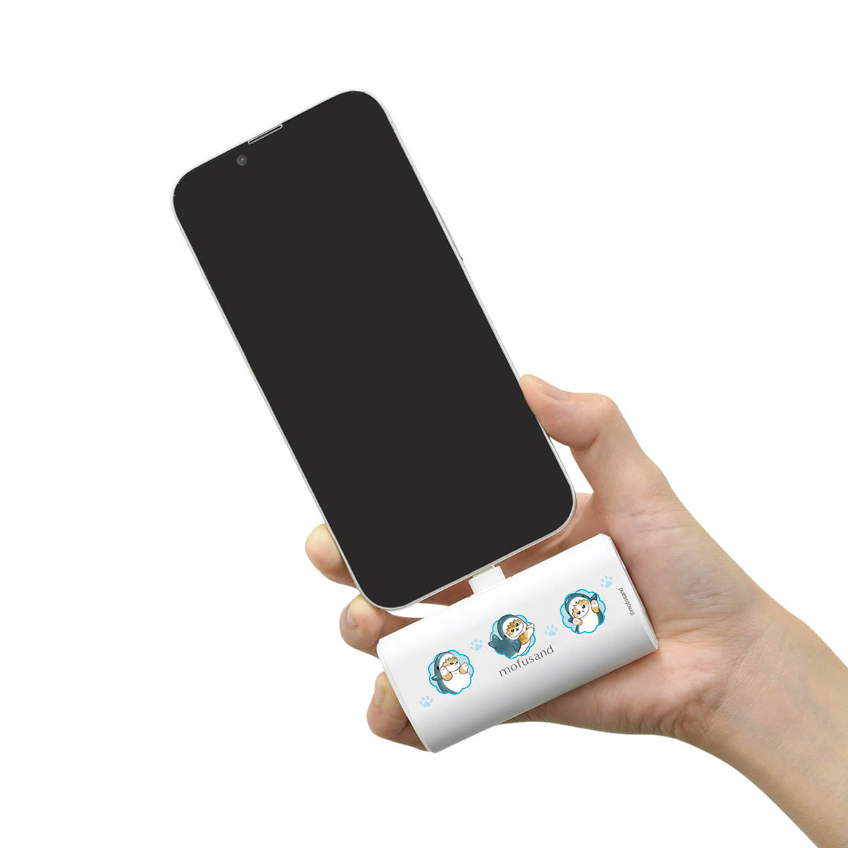 mofu mofu様 mofusand MagSafe対応ワイヤレスリチウム充電器5000mAh(うさ